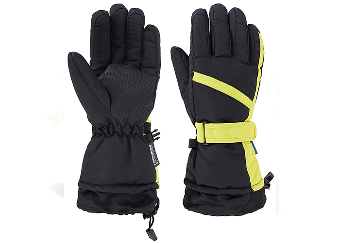 Mens Adults Thinsulate Waterproof High Performance Winter Snow Ski Skiing Gloves - For Cold Weather