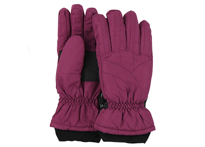 Women 3M Thinsulate Lined Waterproof Snowboard  Ski Gloves,S,Black