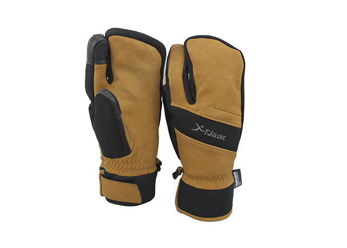 Men's Trigger Finger Thinsulate Winter Leather Mittens